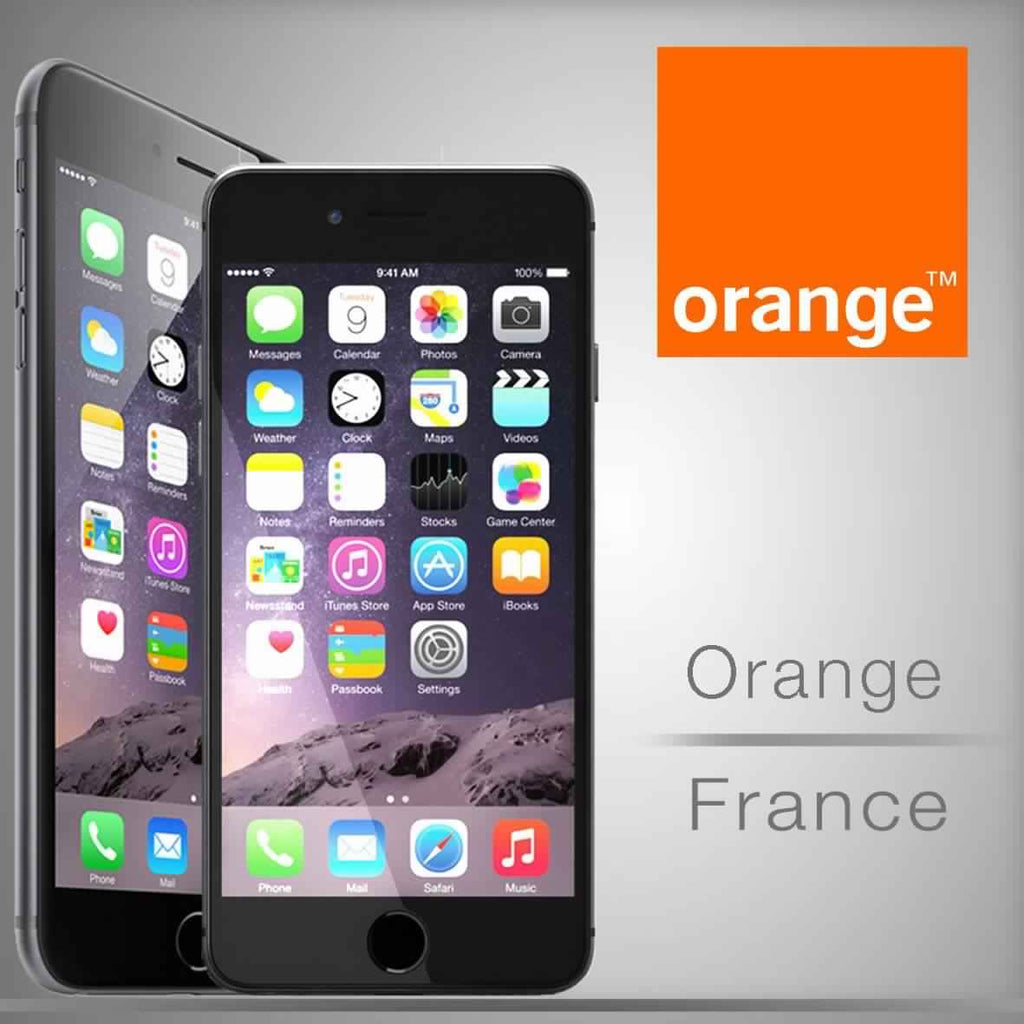 France Orange Clean IMEI - iPhone 7-7plus 3G/3GS/4/4S/5/5S/5C/6/6Plus
