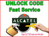 Alcatel Series Network Key / Unlock Code